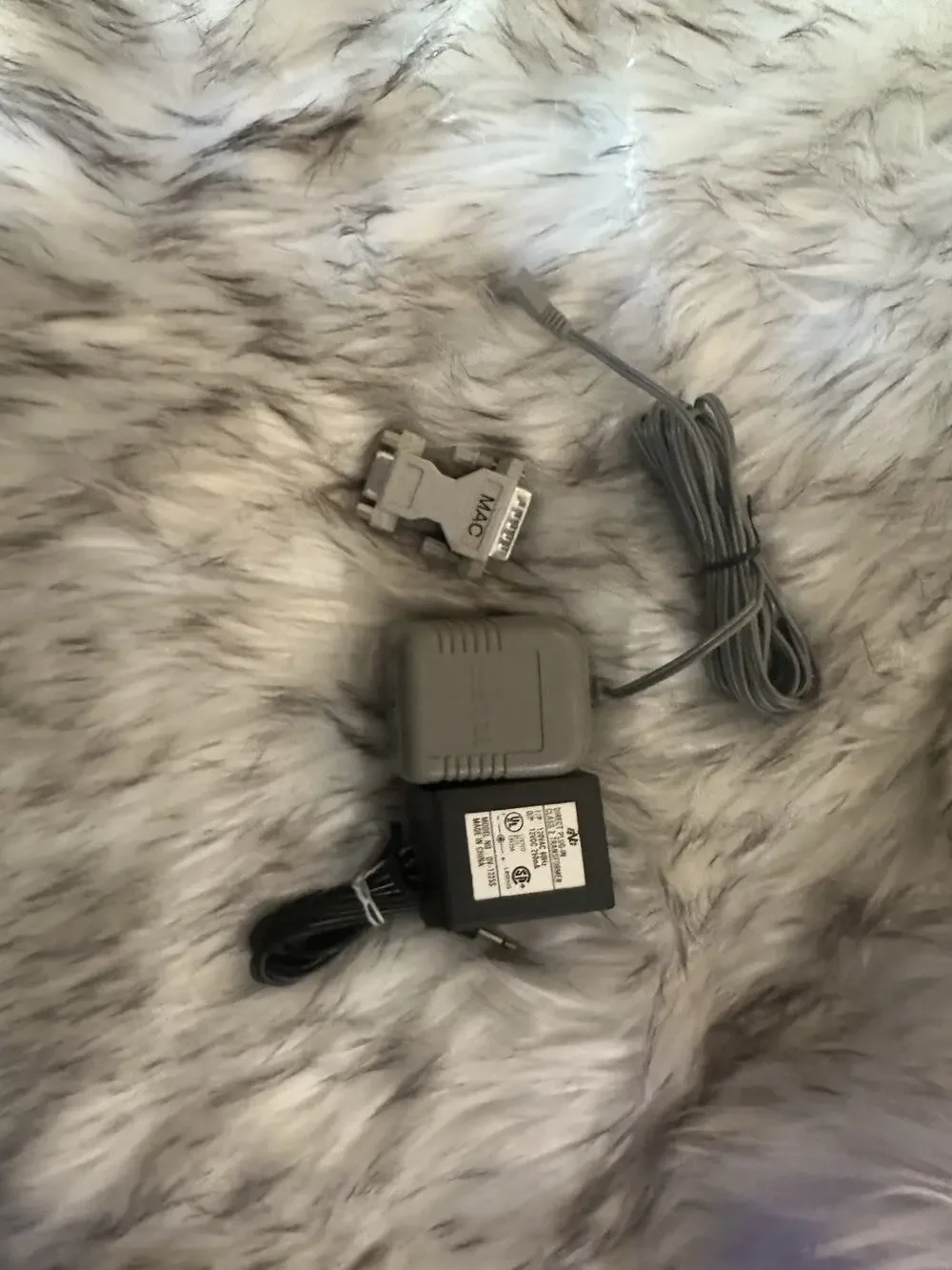 ENG DV-1225S 12V AC/DC Adapter 2-Contact AC Male US Black/Gray